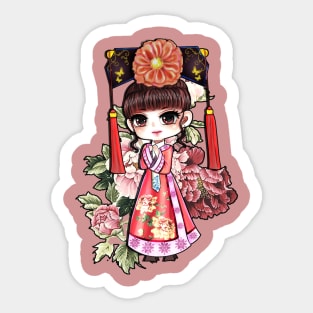 Chibi royal princess Sticker